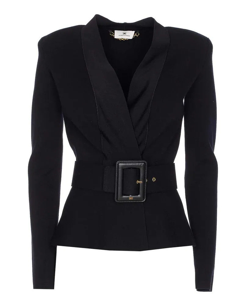 Elisabetta Franchi Casualjacke - Schwarz Schwarz