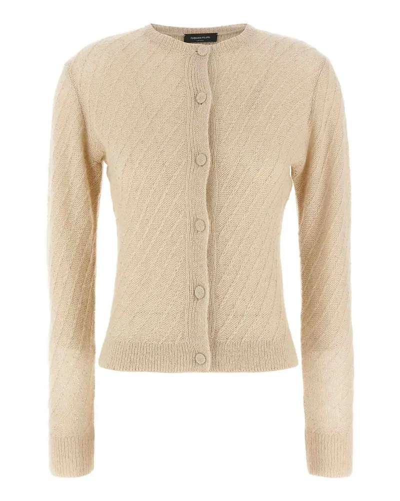 Fabiana Filippi Cardigan - Beige Beige