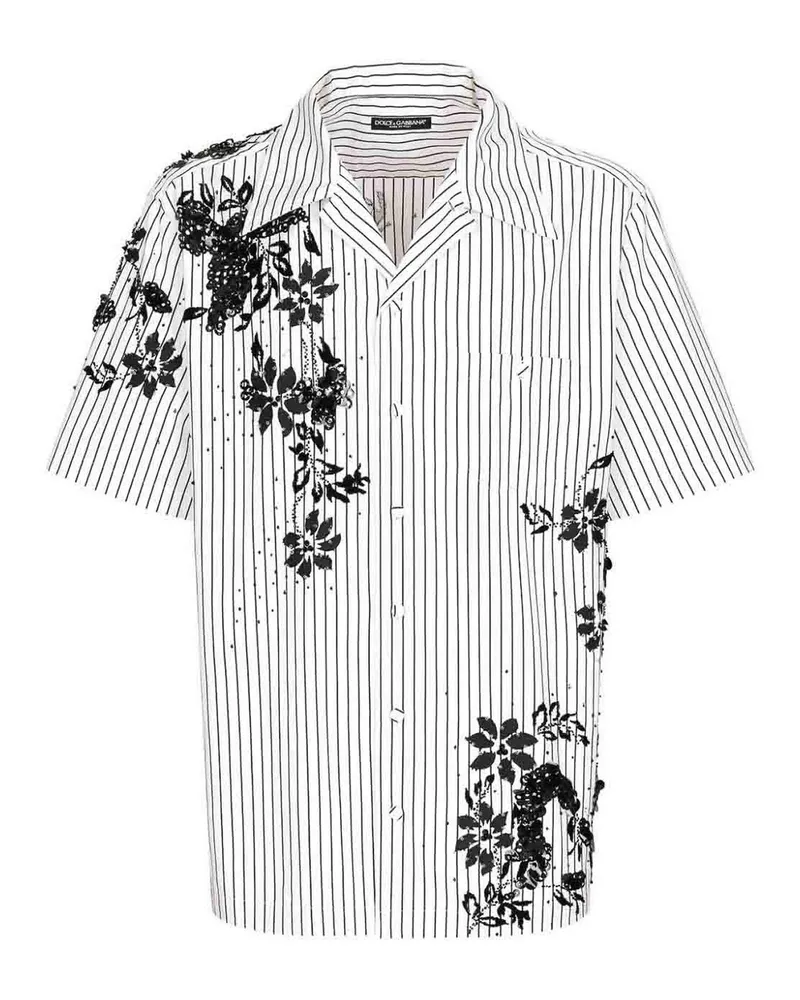 Dolce & Gabbana Hemd - Hellrosa Weiß