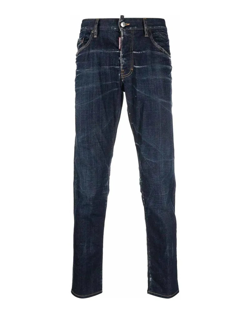 Dsquared2 Straight Leg Jeans Dunkles