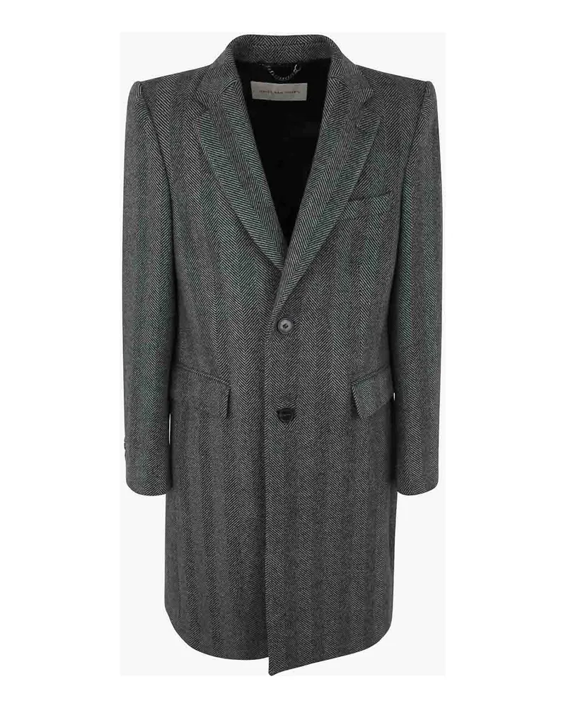 Dries van Noten Kurzer Mantel - Schwarz Schwarz