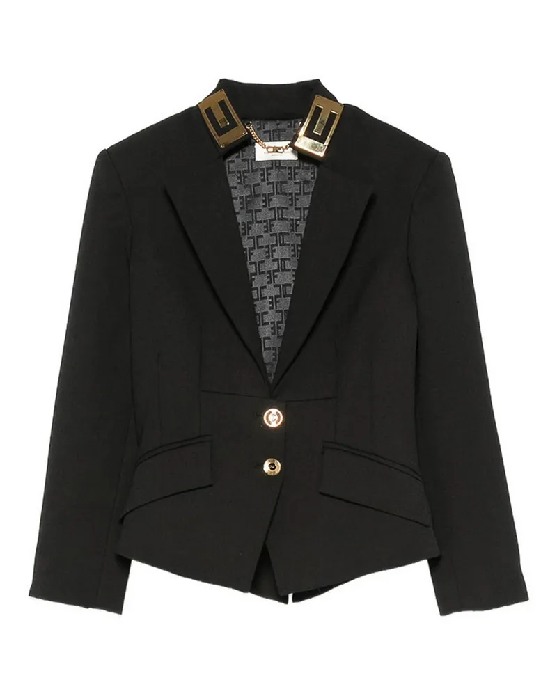 Elisabetta Franchi Blazer - Schwarz Schwarz