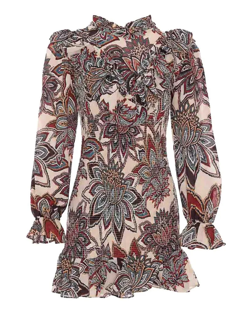FARM Rio Knielanges Kleid - Braun Braun