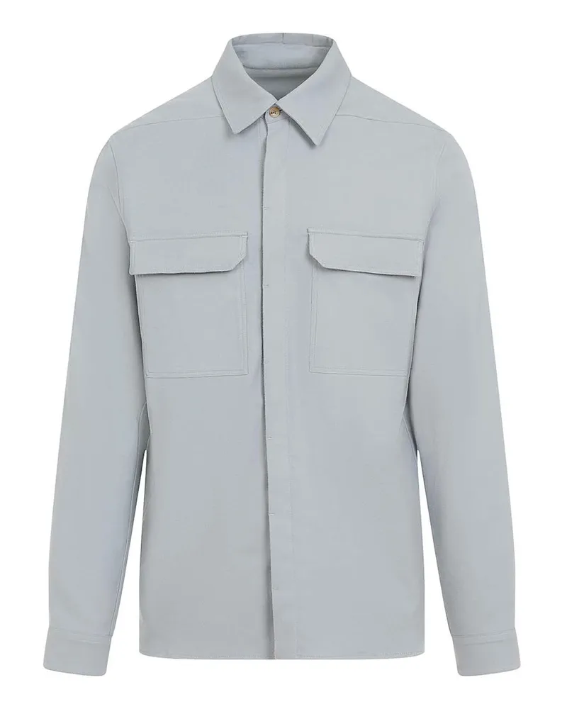 Rick Owens Hemd - Hellblau Hellblau