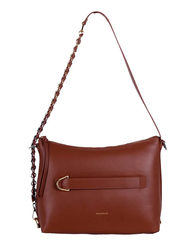 Coccinelle Schultertasche - Braun Braun