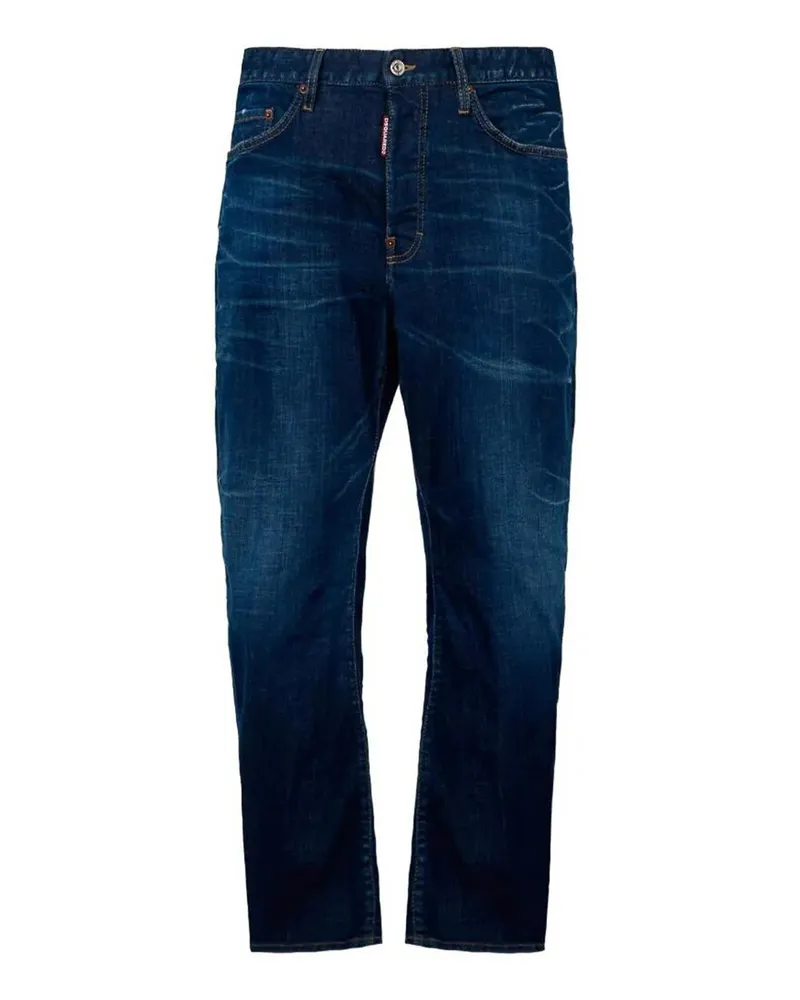 Dsquared2 Straight Leg Jeans - Dunkelblau Dunkelblau