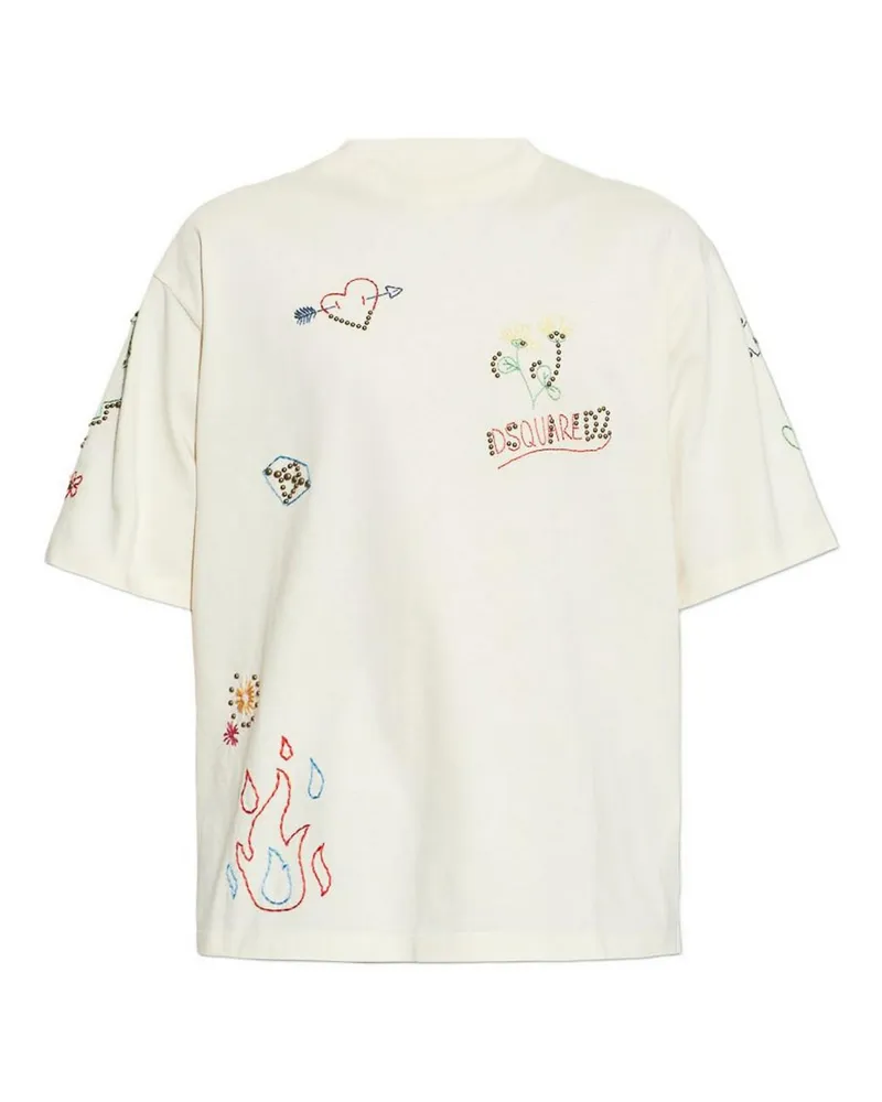Dsquared2 T-Shirt - Weiß Weiß