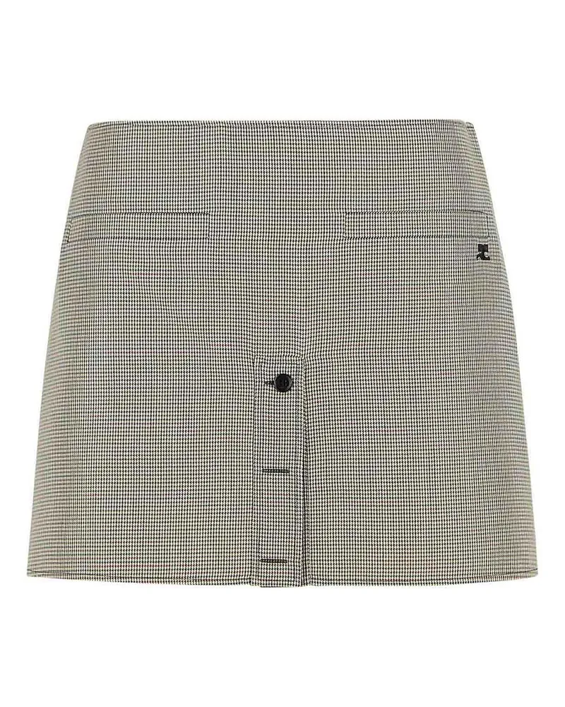 Courrèges Minirock - Beige Beige