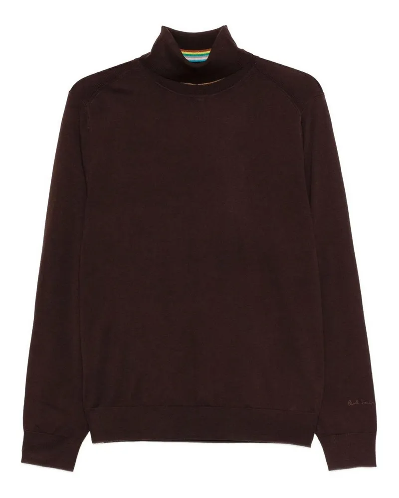 Paul Smith Rollkragenpullover - Dunkelrot Dunkelrot