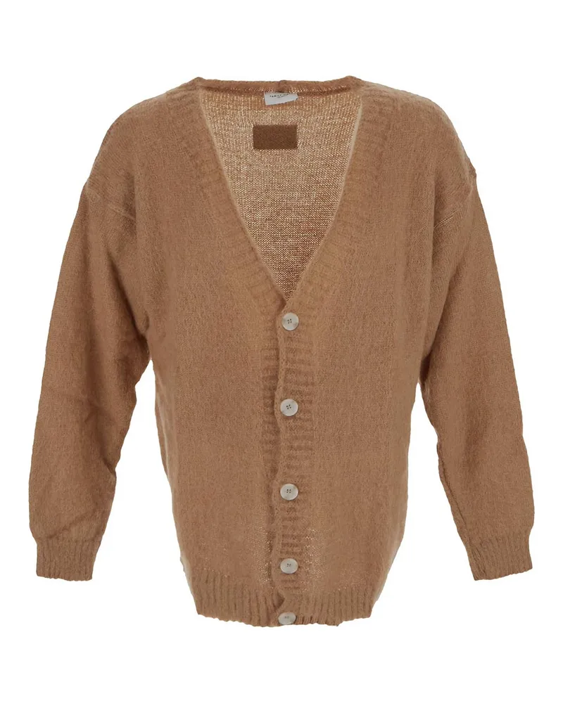 Family First Rundhalspullover - Beige Beige