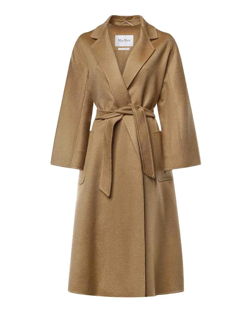 Max Mara Knielanger Mantel - Camel Camel