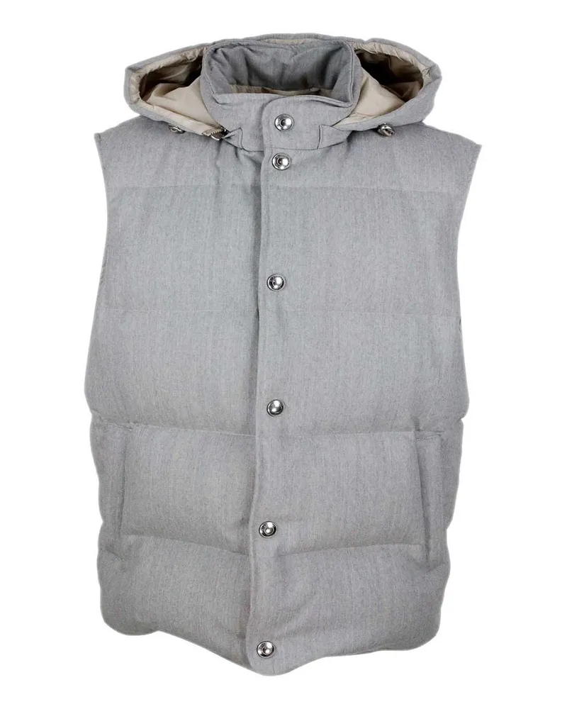 Eleventy Weste - Grau Grau