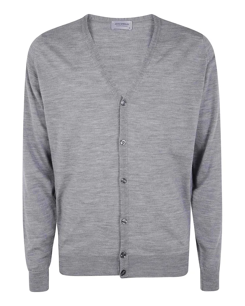 John Smedley Rollkragenpullover - Grau Grau
