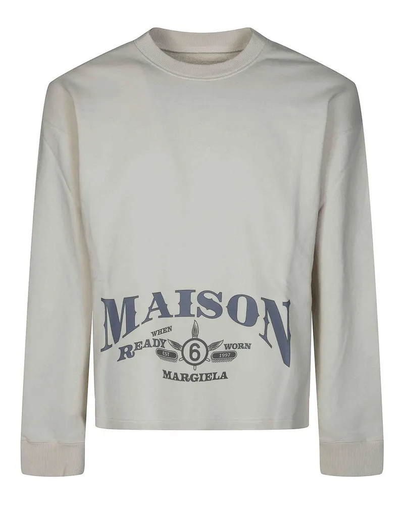 Maison Margiela Sweatshirt - Weiß Weiß