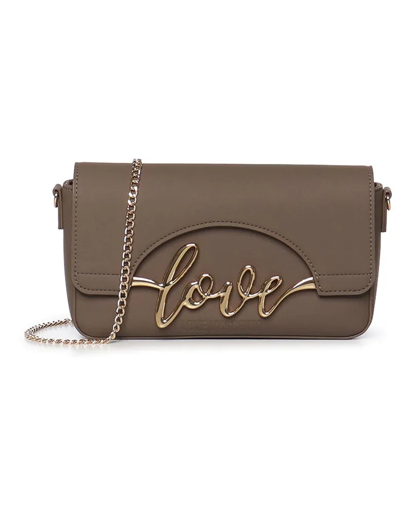 Moschino Schultertasche - Taupe Taupe