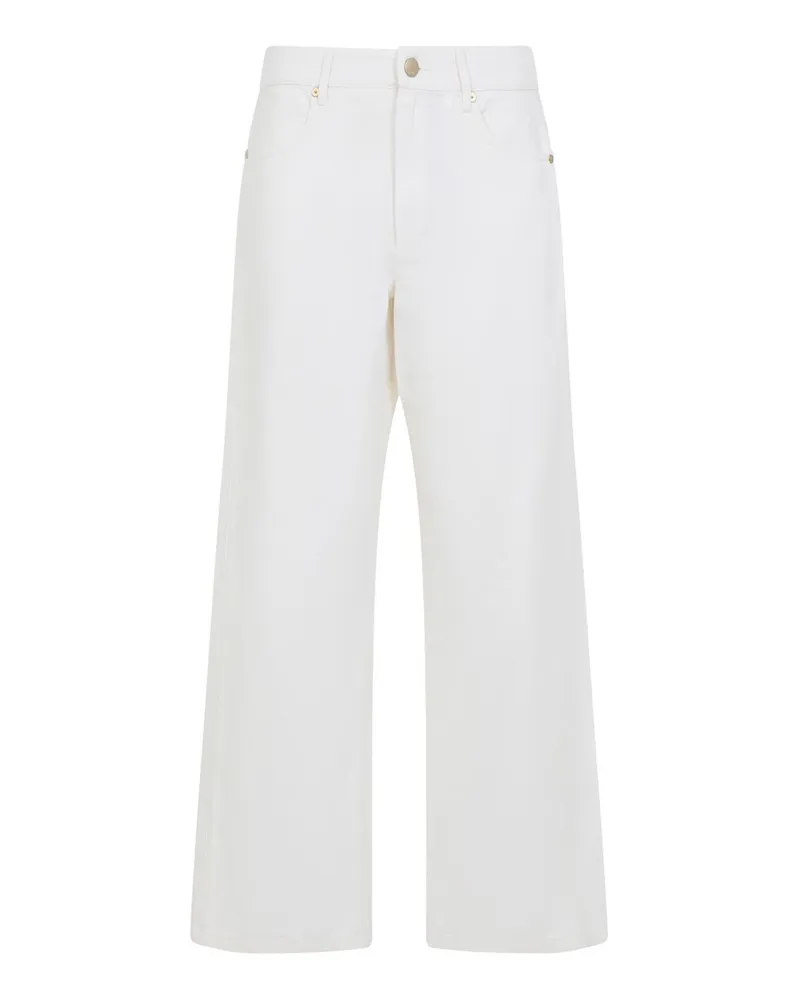 Max Mara Casual Hose - Weiß Weiß