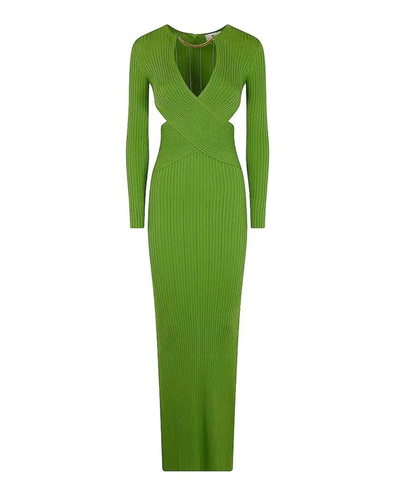 Elisabetta Franchi Knielanges Kleid - Grün Grün