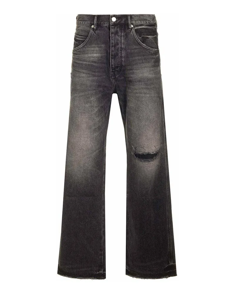 PURPLE BRAND Bootcut Jeans - Schwarz Schwarz