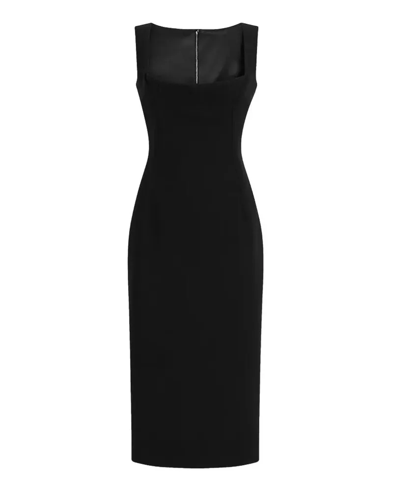 Dolce & Gabbana Knielanges Kleid - Schwarz Schwarz