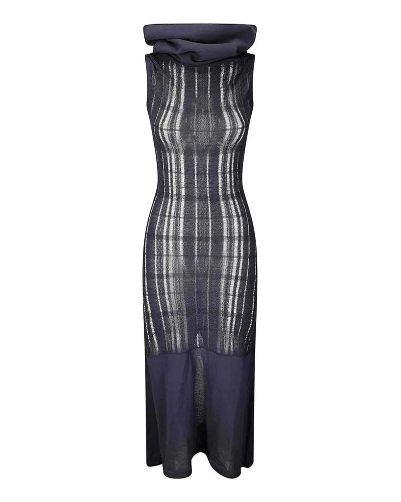 Our Legacy Knielanges Kleid - Dunkelblau Dunkelblau