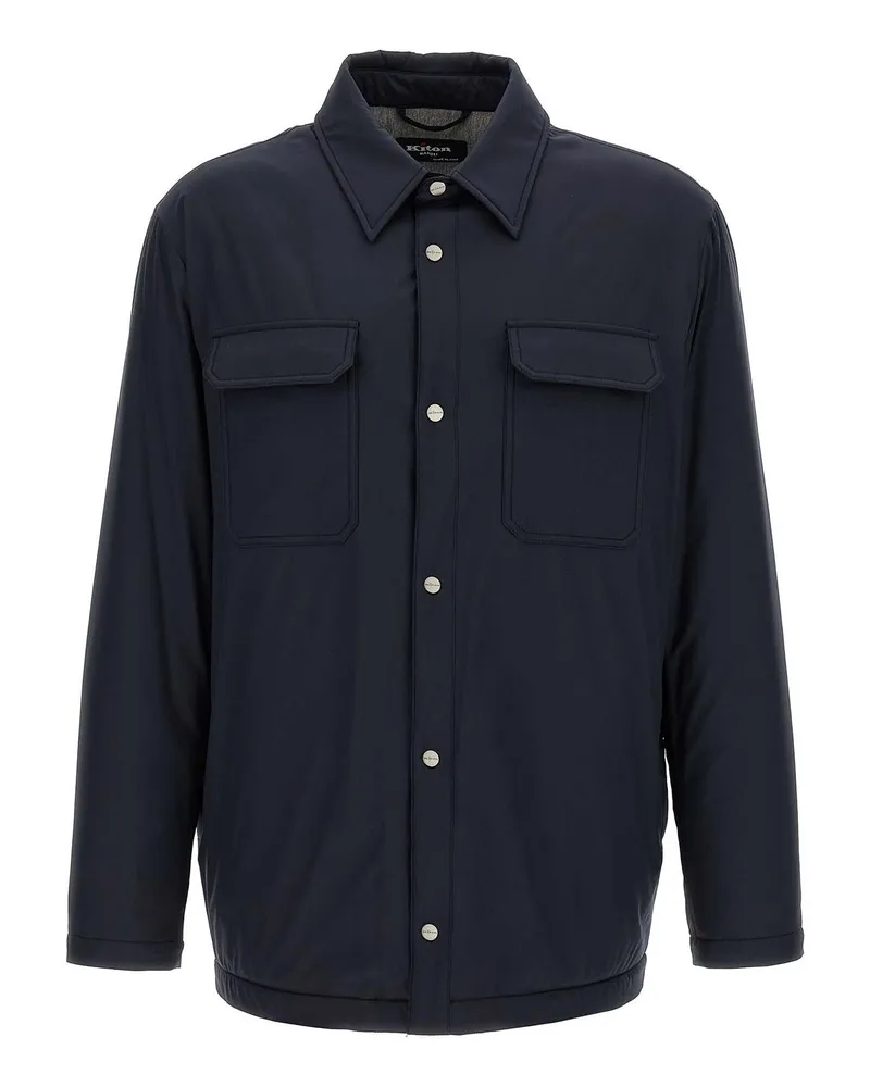 Kiton Parka - Blau Blau