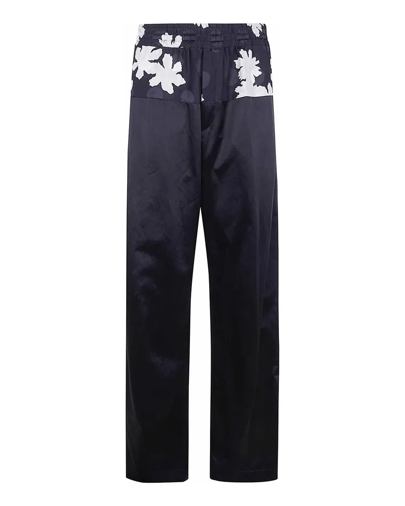 Dries van Noten Casual Hose - Schwarz Schwarz