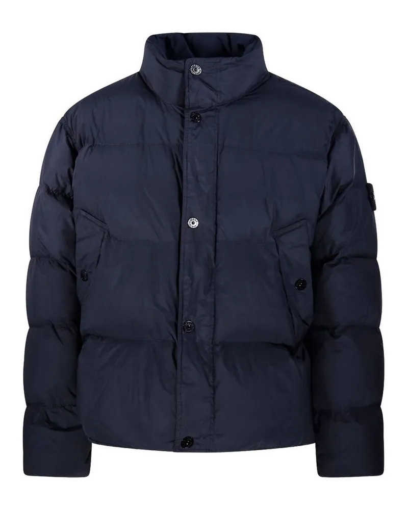 Stone Island Daunenjacke - Dunkelblau Dunkelblau