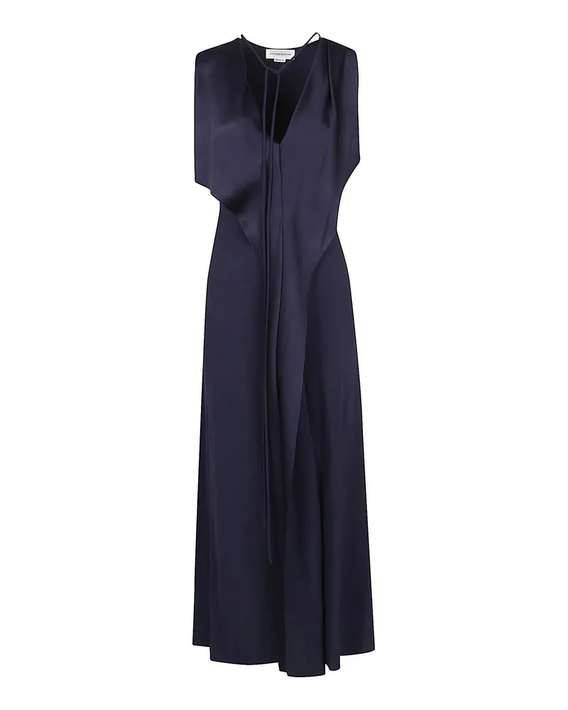 Victoria Beckham Knielanges Kleid - Blau Blau