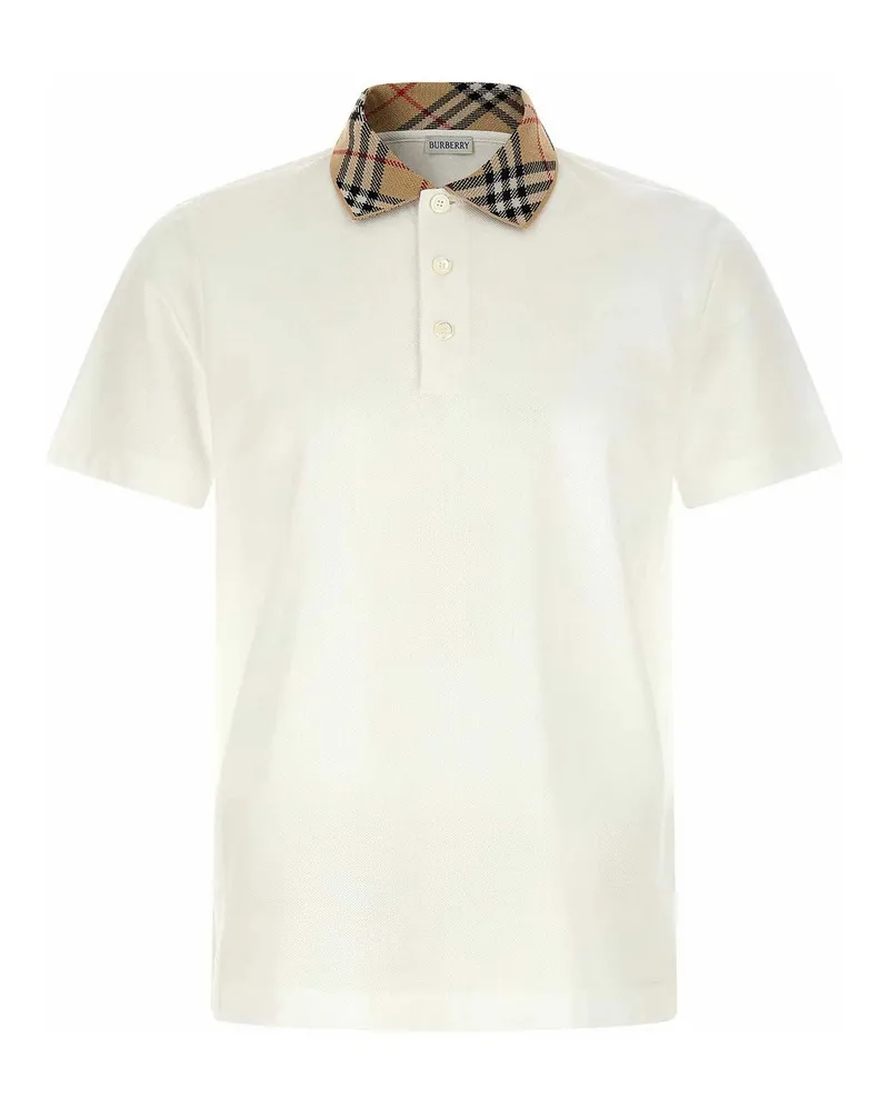Burberry Poloshirt - Weiß Weiß