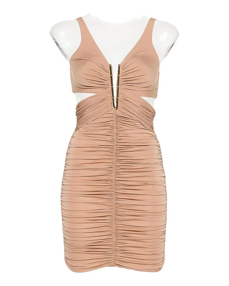Elisabetta Franchi Knielanges Kleid - Nude Nude