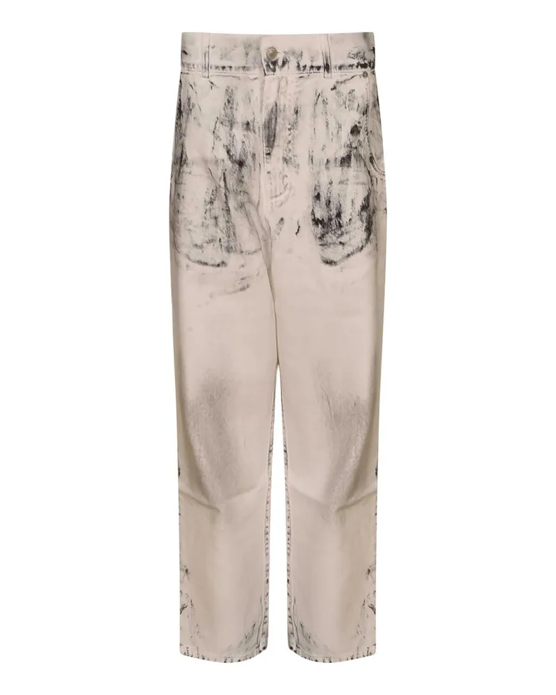 Moschino Straight Leg Jeans - Hellgrau Hellgrau