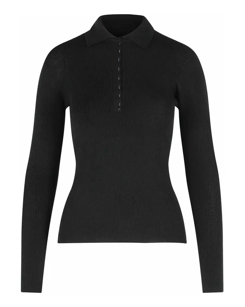 Max Mara Poloshirt - Schwarz Schwarz