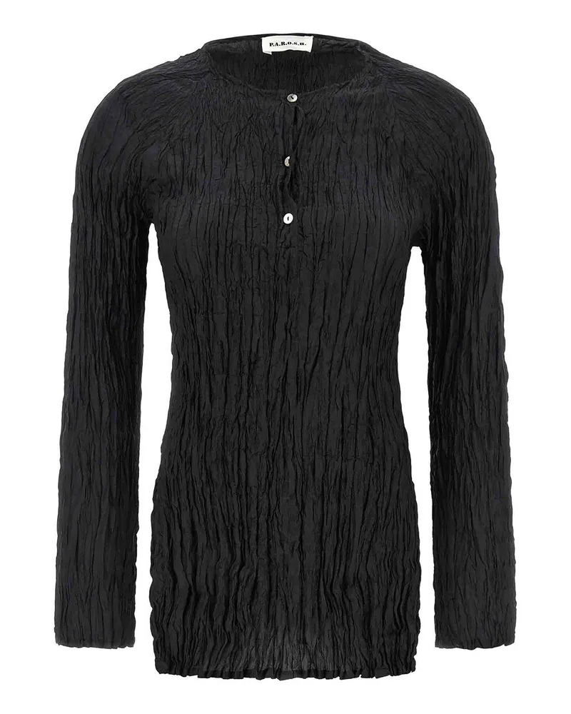 P.A.R.O.S.H. P. A.R. O H. Bluse - Schwarz Schwarz