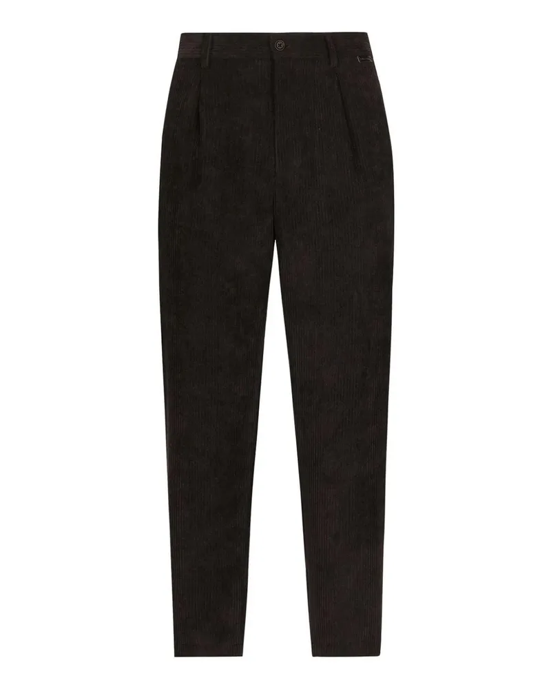 Dolce & Gabbana Casual Hose - Schwarz Schwarz