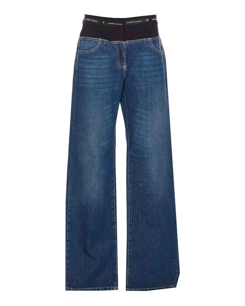Elisabetta Franchi Bootcut Jeans - Blau Blau