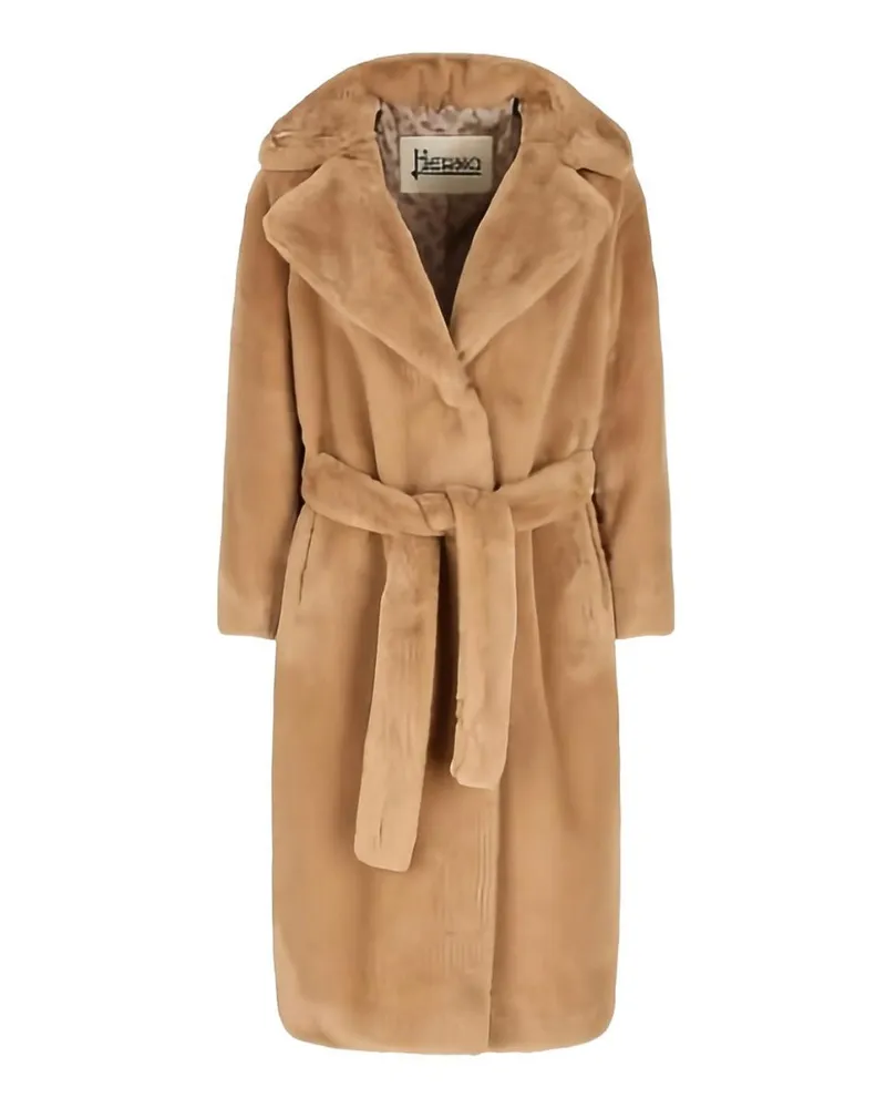 Herno Knielanger Mantel - Camel Camel
