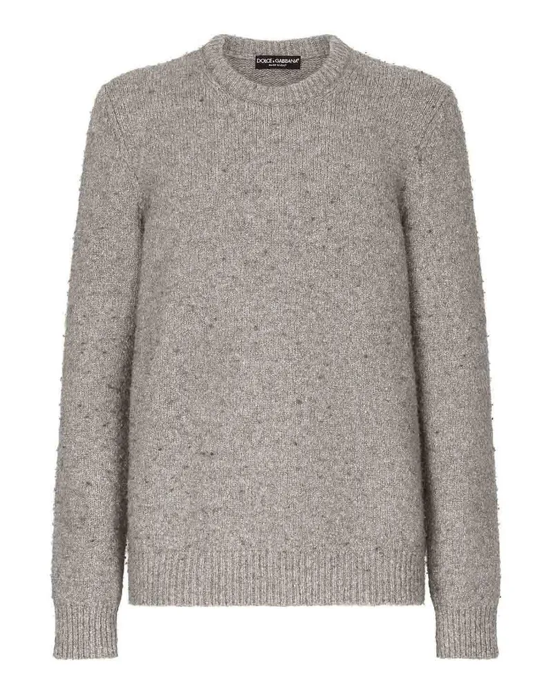 Dolce & Gabbana Rundhalspullover - Grau Grau