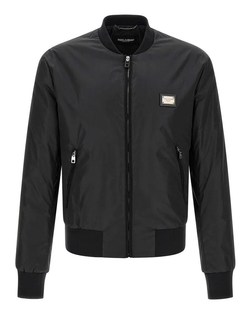 Dolce & Gabbana Bomberjacke - Schwarz Schwarz