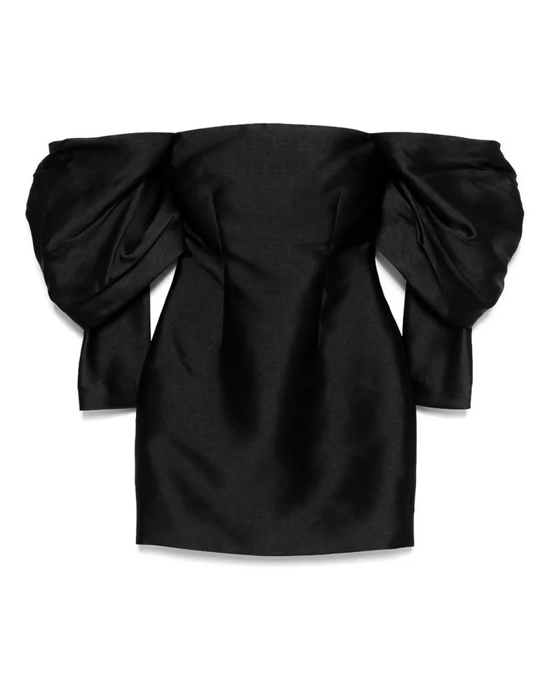 Solace London Kurzes Kleid - Schwarz Schwarz