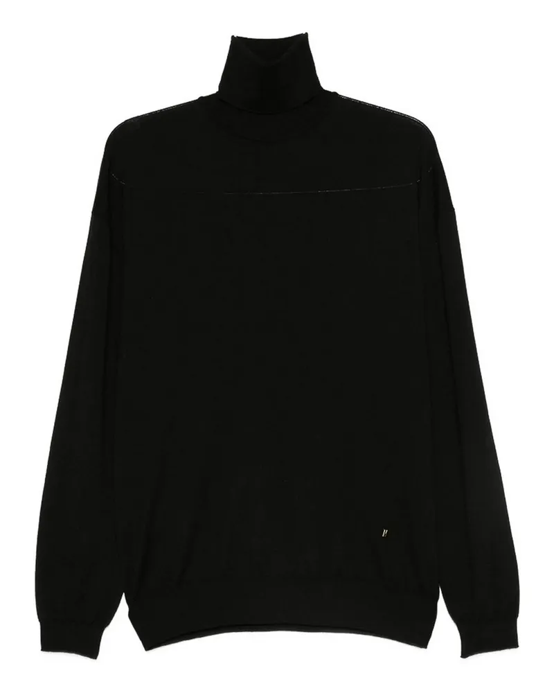 Moschino Rundhalspullover - Schwarz Schwarz