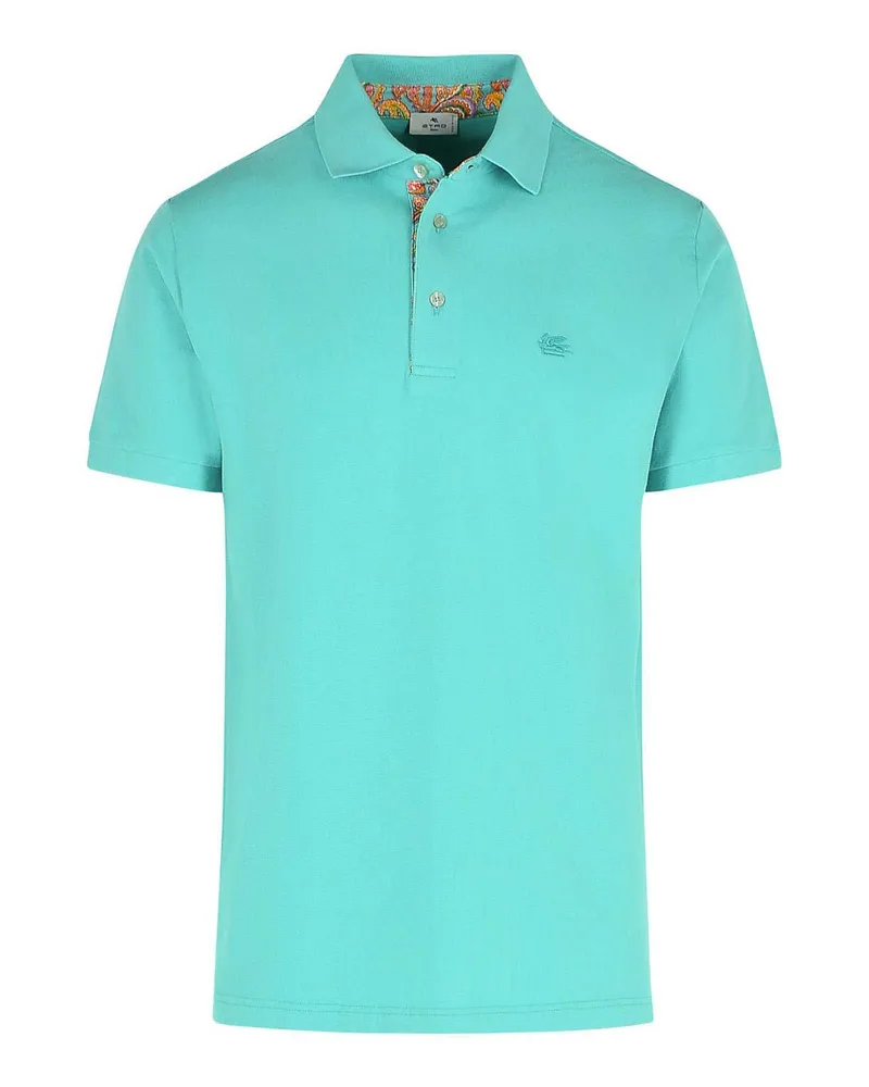 Etro Poloshirt - Hellblau Hellblau