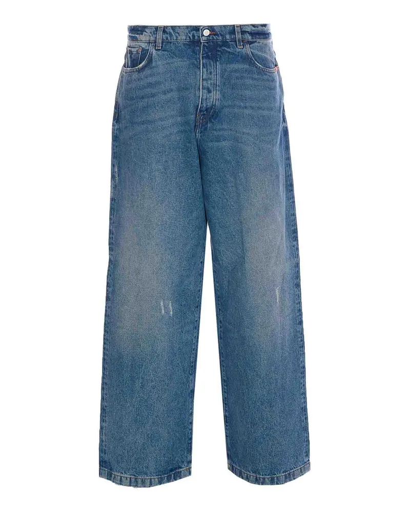 Amish Bootcut Jeans - Blau Blau