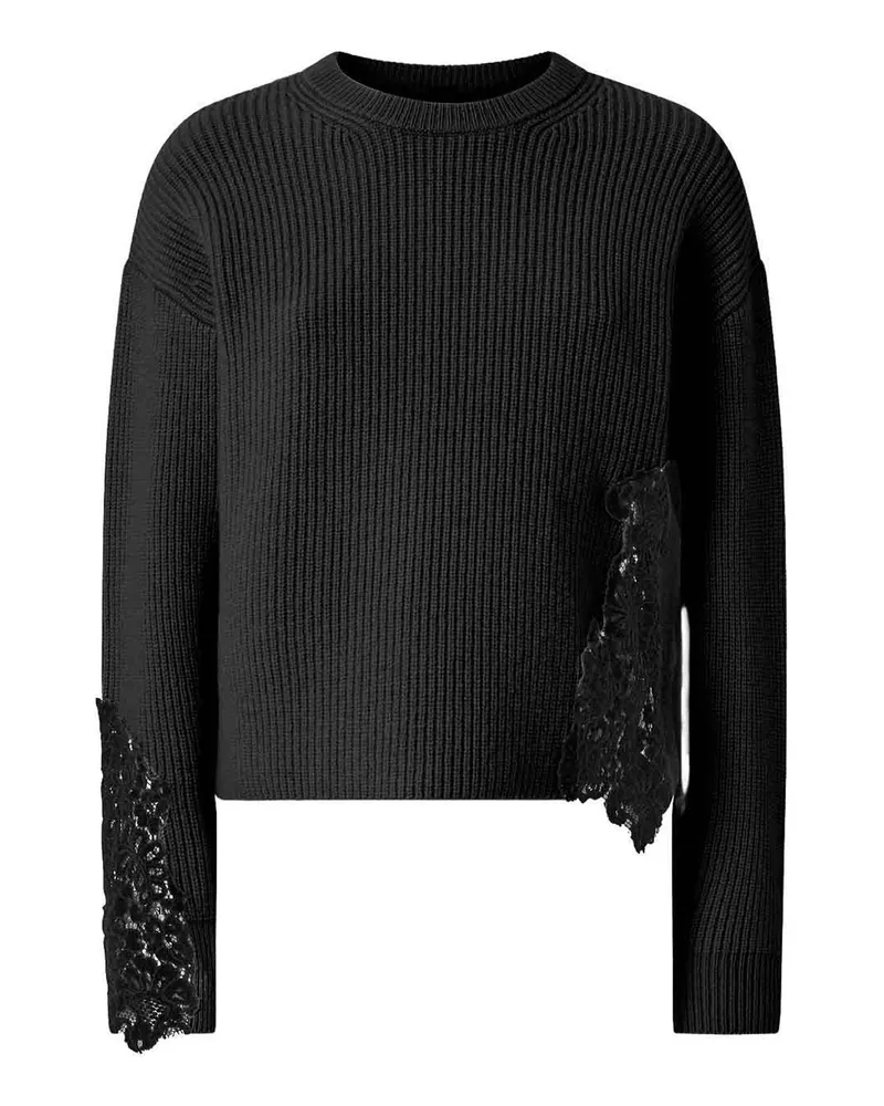 Pinko Rundhalspullover - Schwarz Schwarz