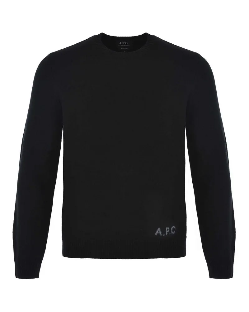 A.P.C. A. P.C. Rundhalspullover - Schwarz Schwarz