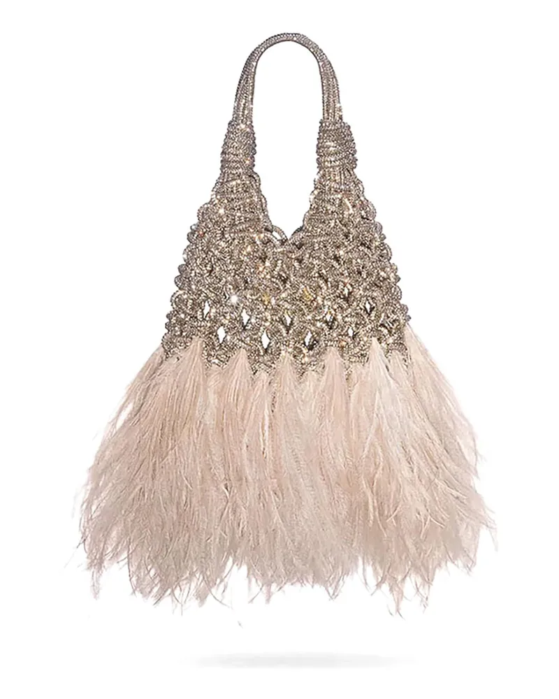 HIBOURAMA Schultertasche - Silber Silber