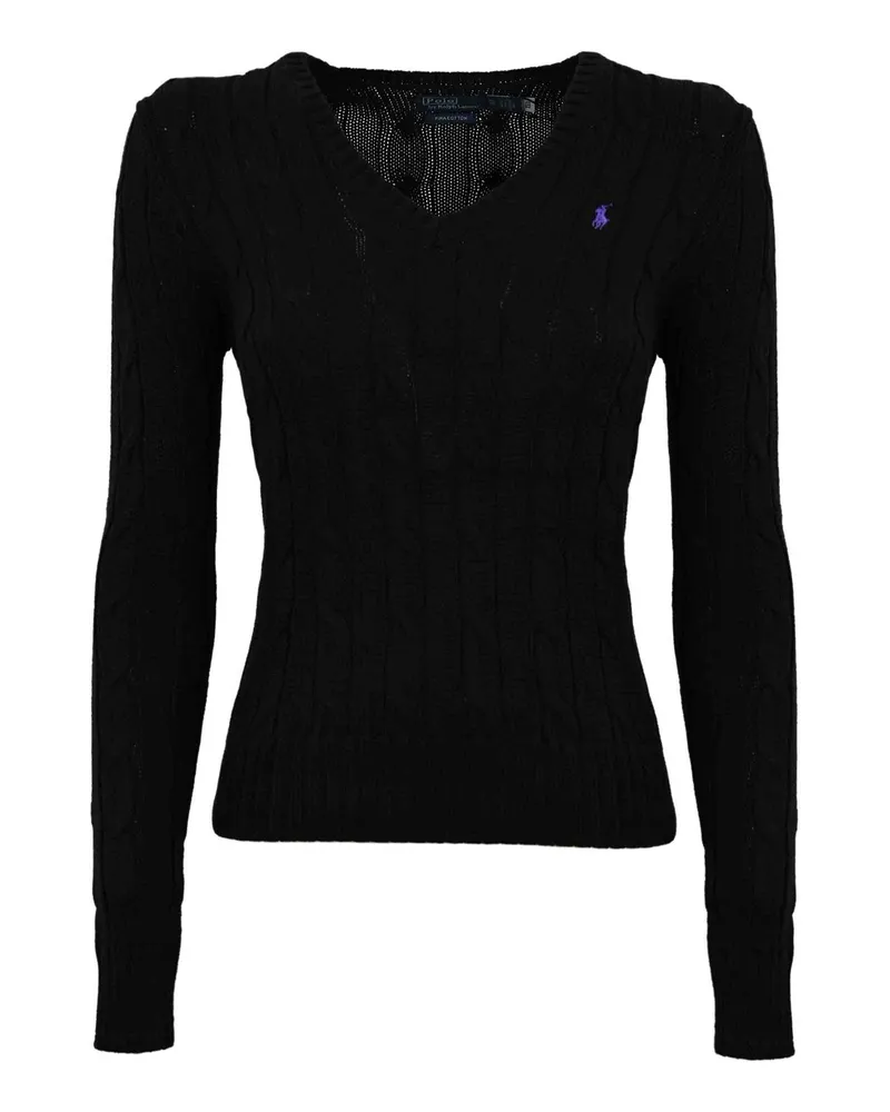Ralph Lauren V-Pullover - Schwarz Schwarz