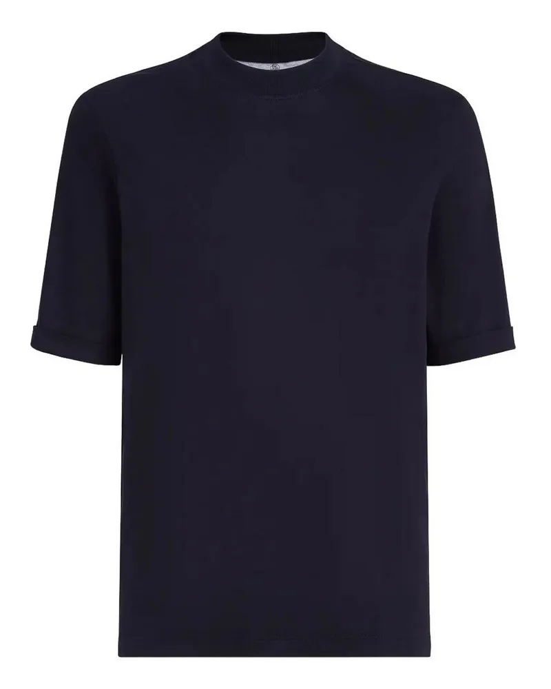 Brunello Cucinelli T-Shirt - Dunkelblau Dunkelblau