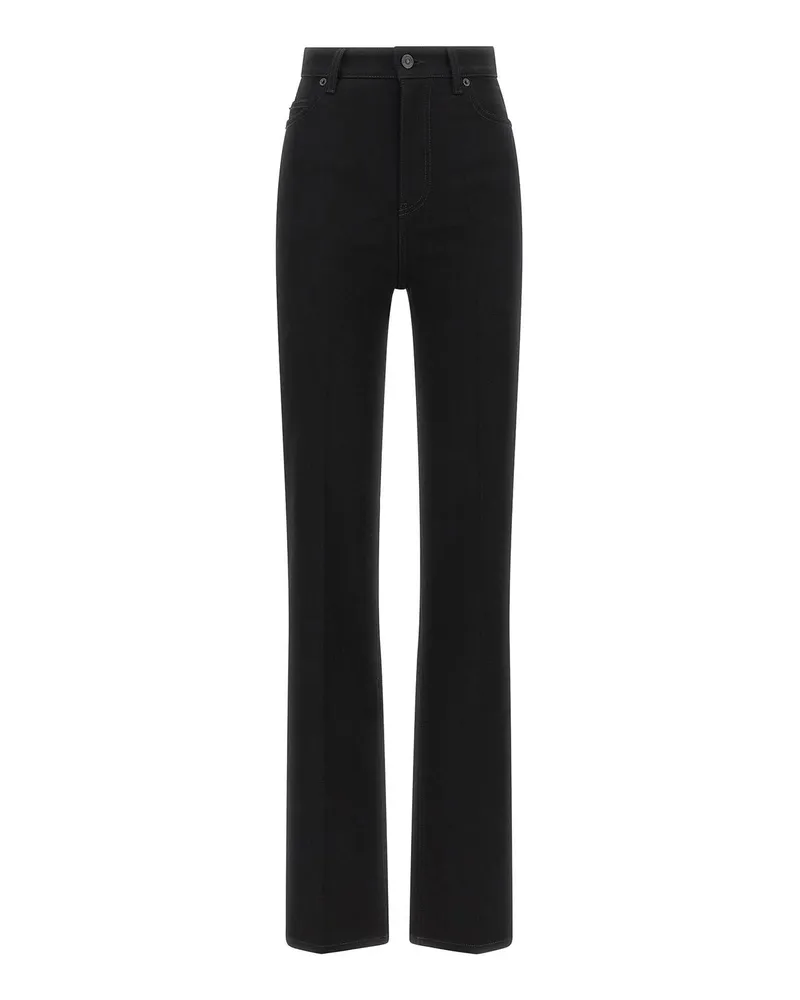 Balenciaga Straight Leg Jeans - Schwarz Schwarz