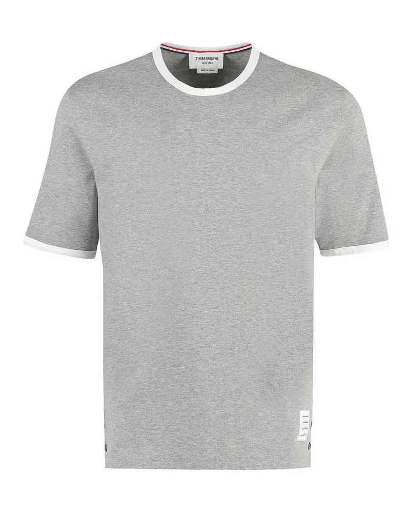 Thom Browne T-Shirt - Grau Grau