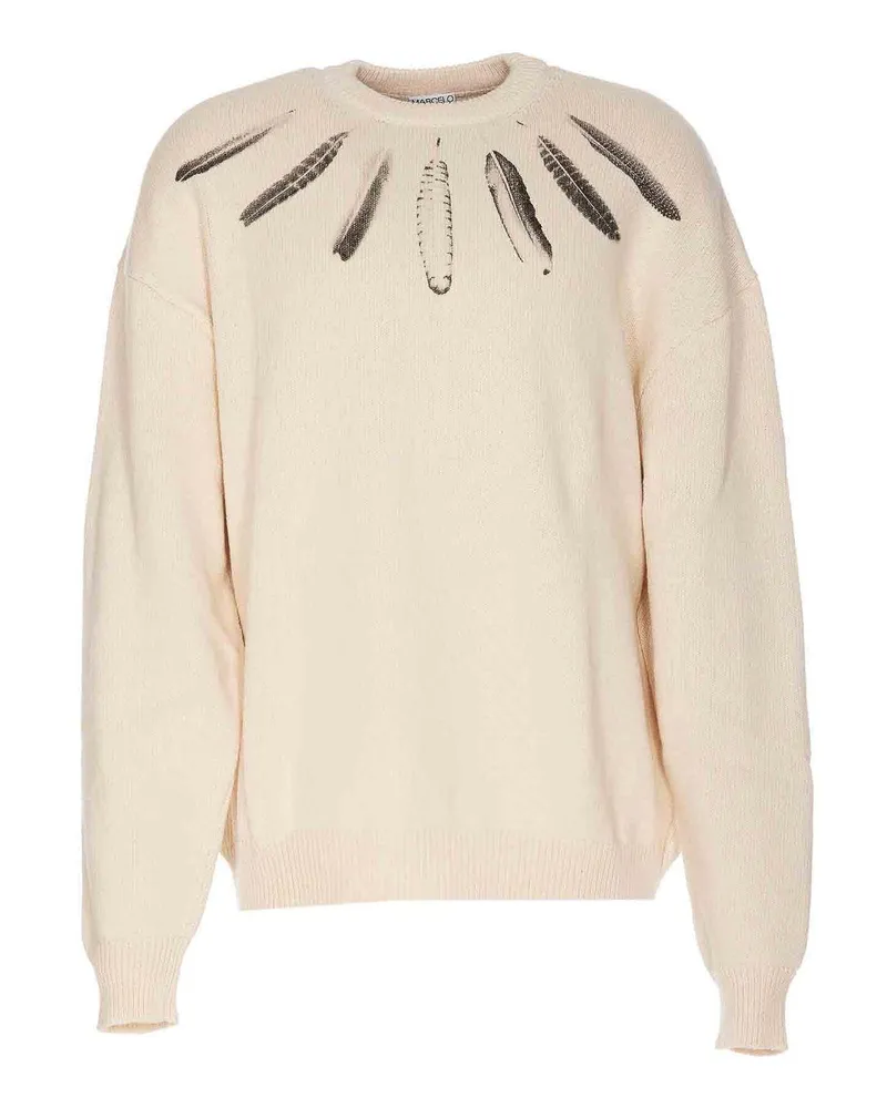 Marcelo Burlon | County of Milan Rundhalspullover - Beige Beige